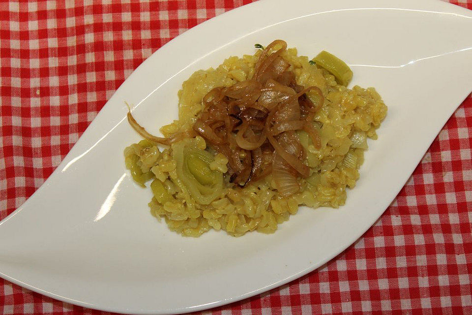 Risotto mit Lauch