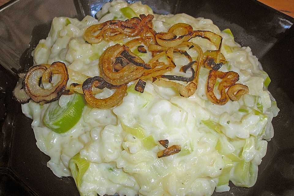 Risotto mit Lauch