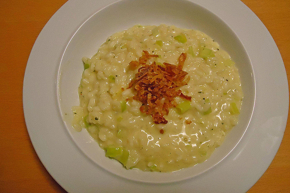 Risotto mit Lauch