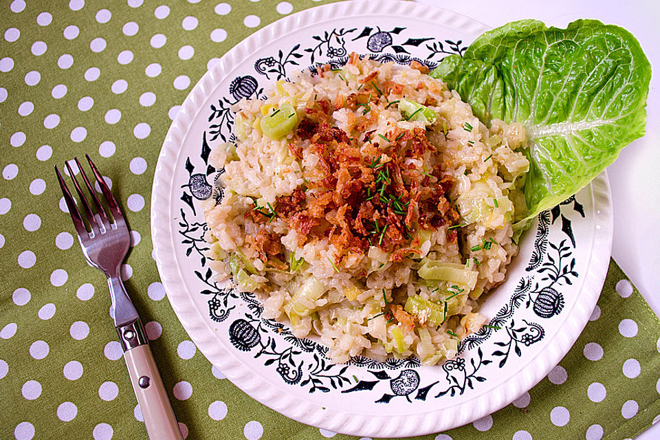 Risotto mit Lauch