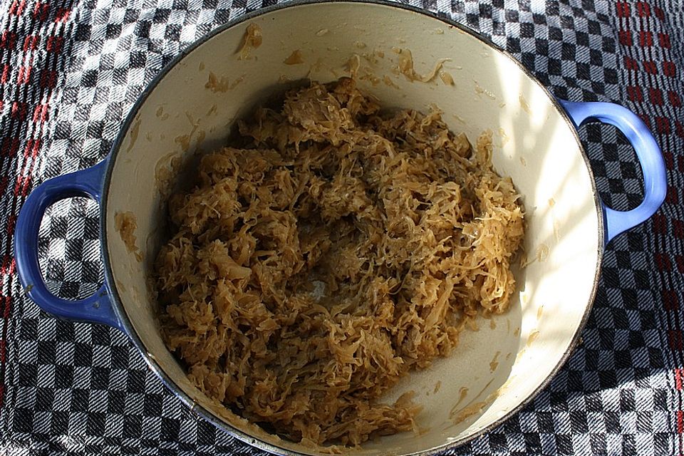 Sauerkraut, angebraten Sauerkraut, angebraten