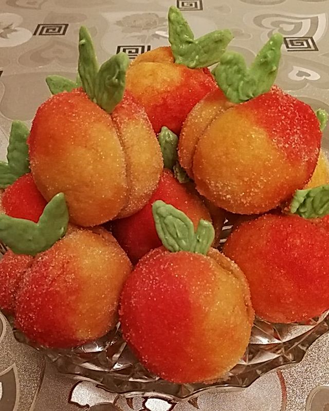 Süße Pfirsiche gebacken (Persiki)