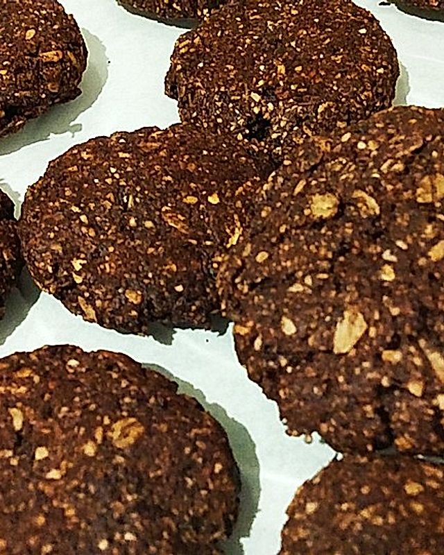 Kohlenhydratreduzierte Schoko-Cookies
