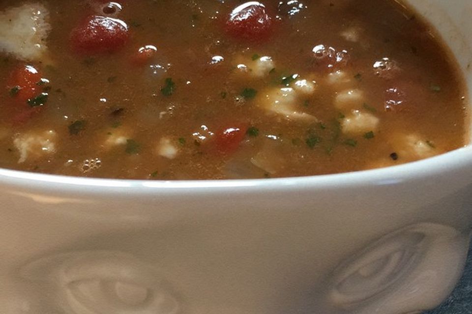 Tomaten-Linsen-Suppe