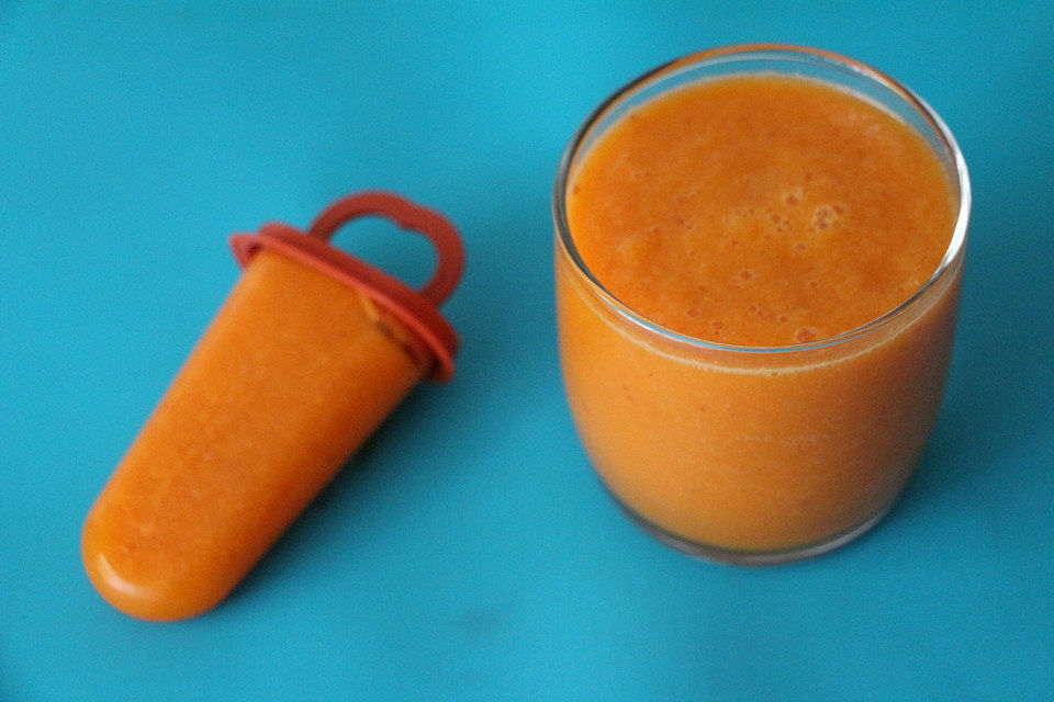 Birne-Mandarine-Goji-Smoothie