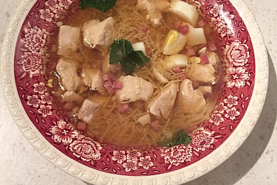 Andalusische Hühnersuppe