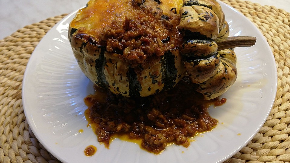 Gefüllter Sweet Dumpling Kürbis von Schnieki| Chefkoch