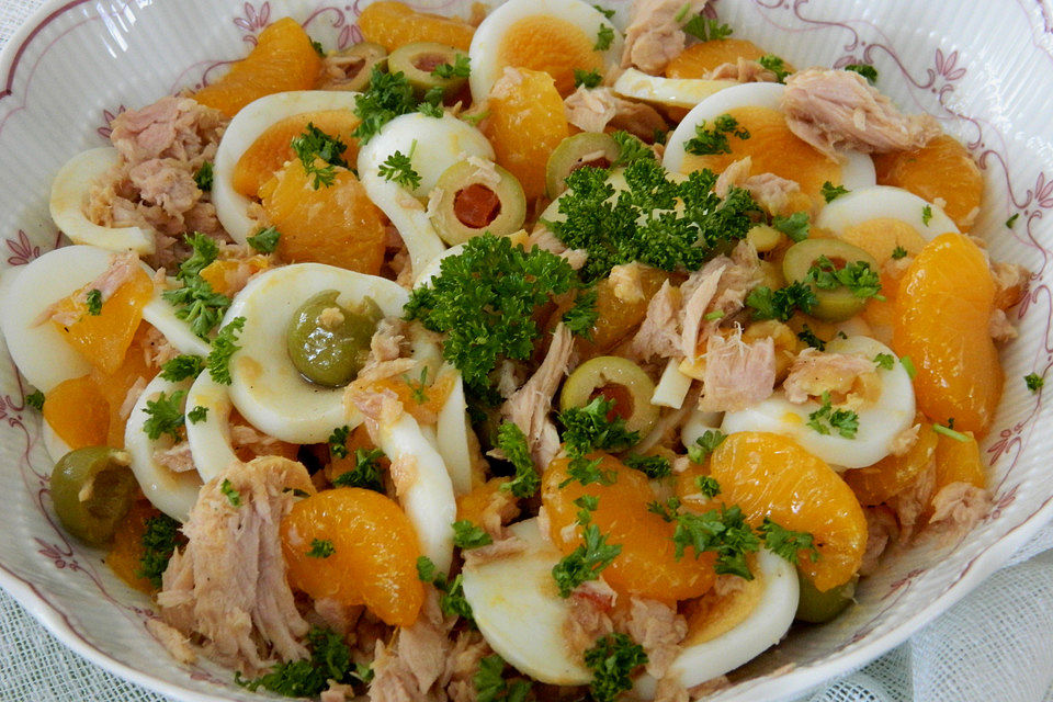 Eiersalat mit Thunfisch à la Gabi