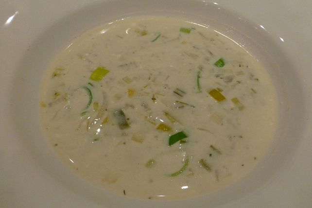 Vegetarische Frischkäse-Lauch Suppe von christina_ck| Chefkoch