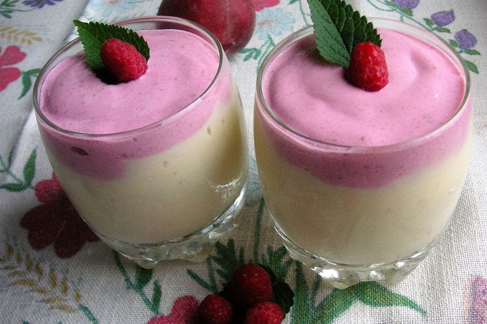 Frozen Pfirsich-Himbeer Smoothie