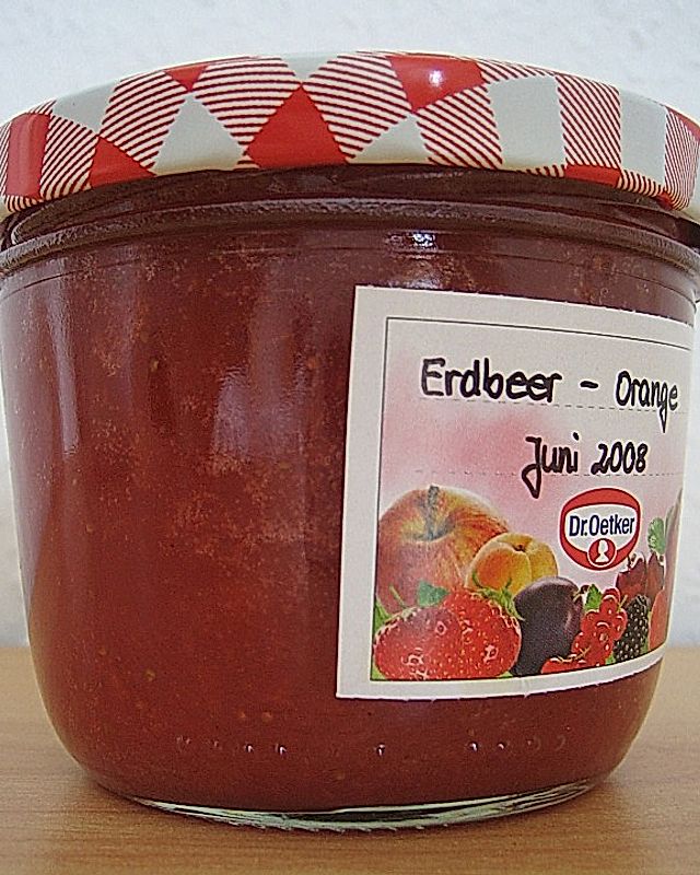 Erdbeer - Orangen - Marmelade