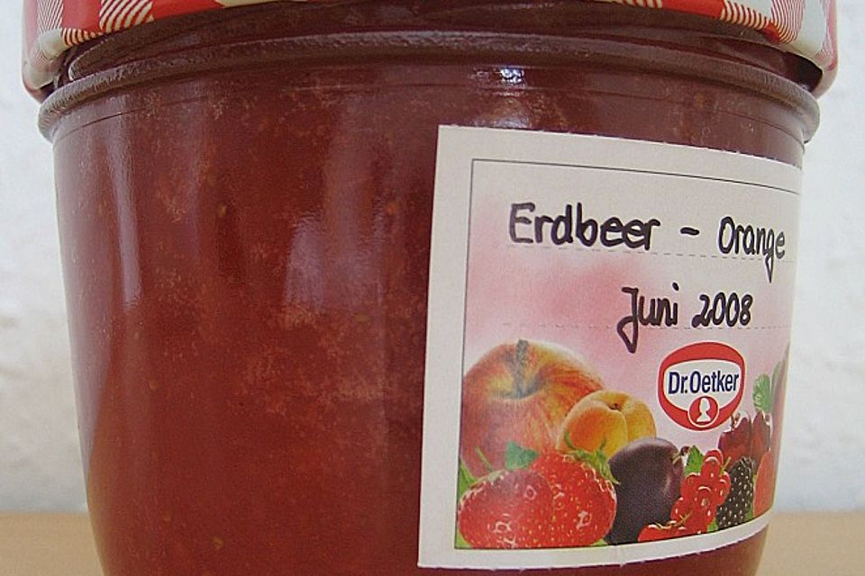 Erdbeer - Orangen - Marmelade