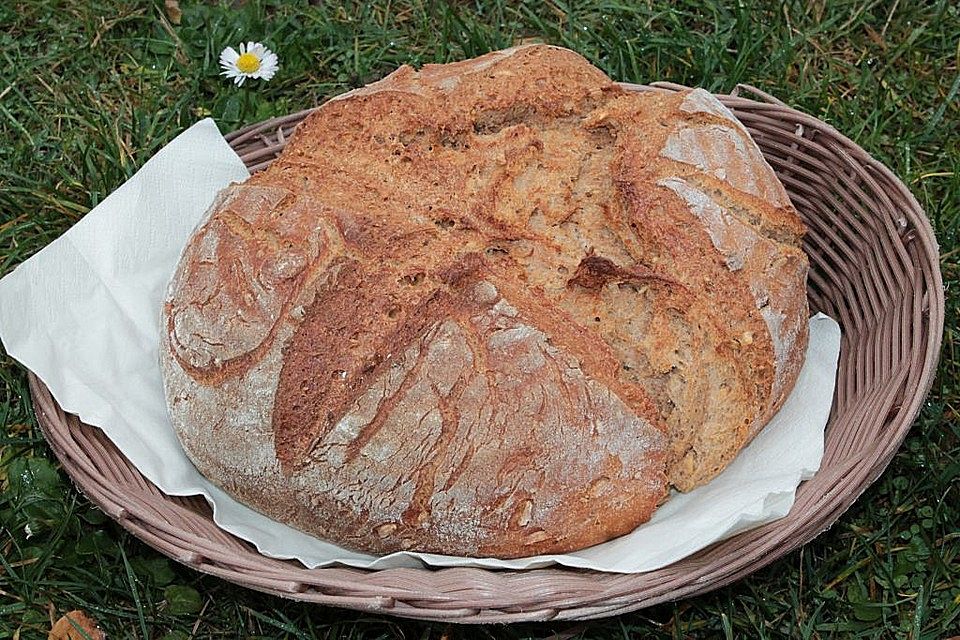 Kamut-Roggen-Weizenbrot