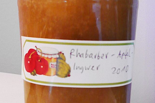 Rhabarber - Apfel - Marmelade mit Ingwer von krisspezial| Chefkoch