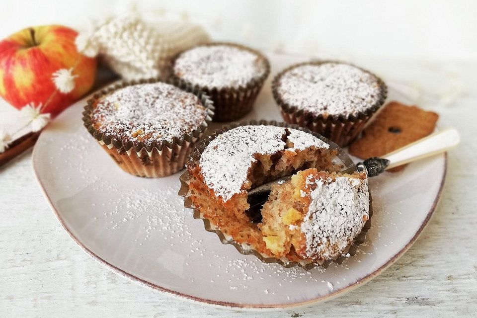 Apfel-Spekulatius-Muffins