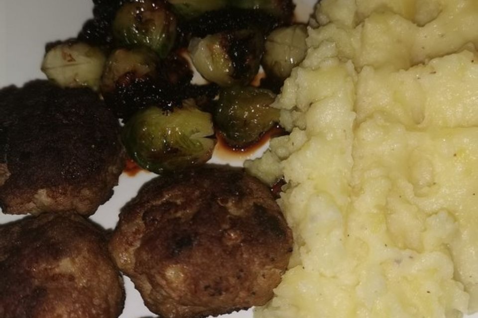 Rosenkohl aus dem Ofen mit Parmesan und Honig