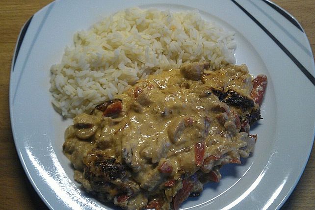 Hähnchen-Kebab überbacken von Wencke05| Chefkoch