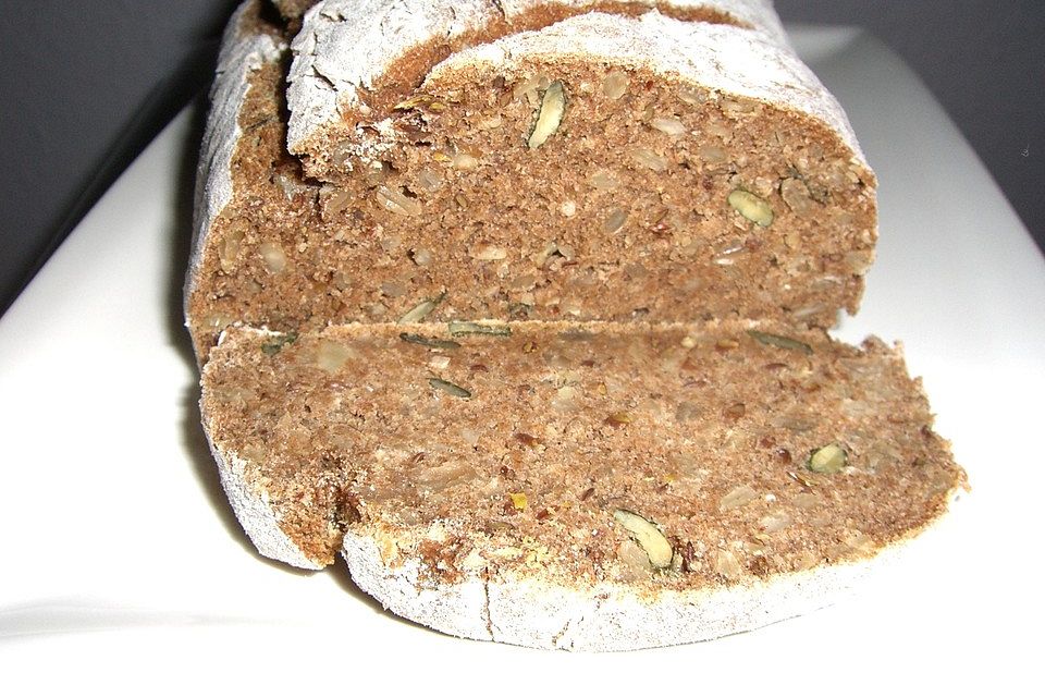 Einfaches Roggenbrot