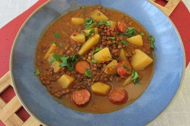 Linsensuppe mit Mettwurst von StephanKohlhoff| Chefkoch