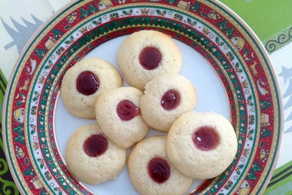 Urmelis Cheesecake-Engelsaugen mit Erdbeerfüllung