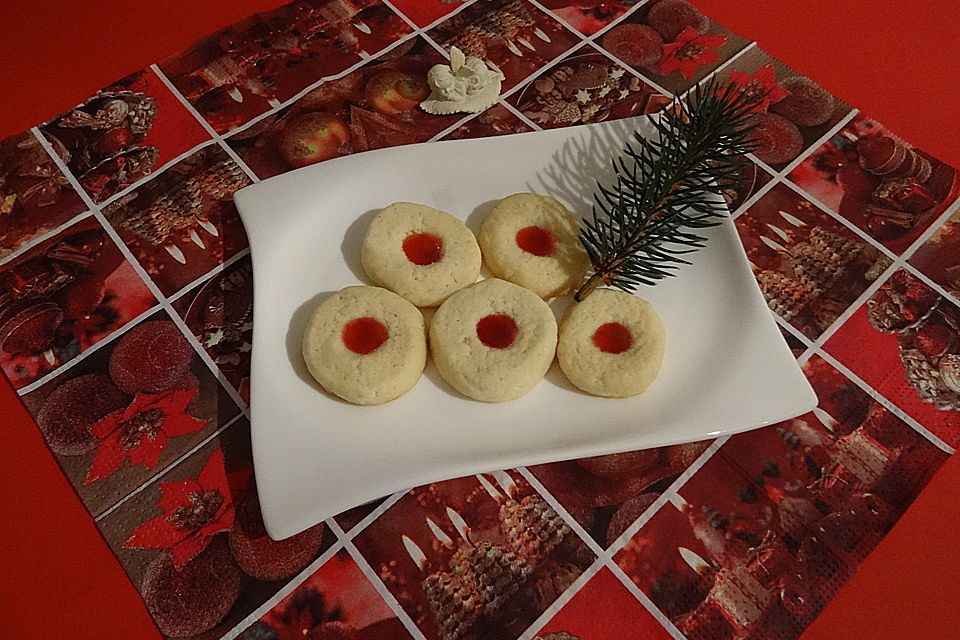 Urmelis Cheesecake-Engelsaugen mit Erdbeerfüllung