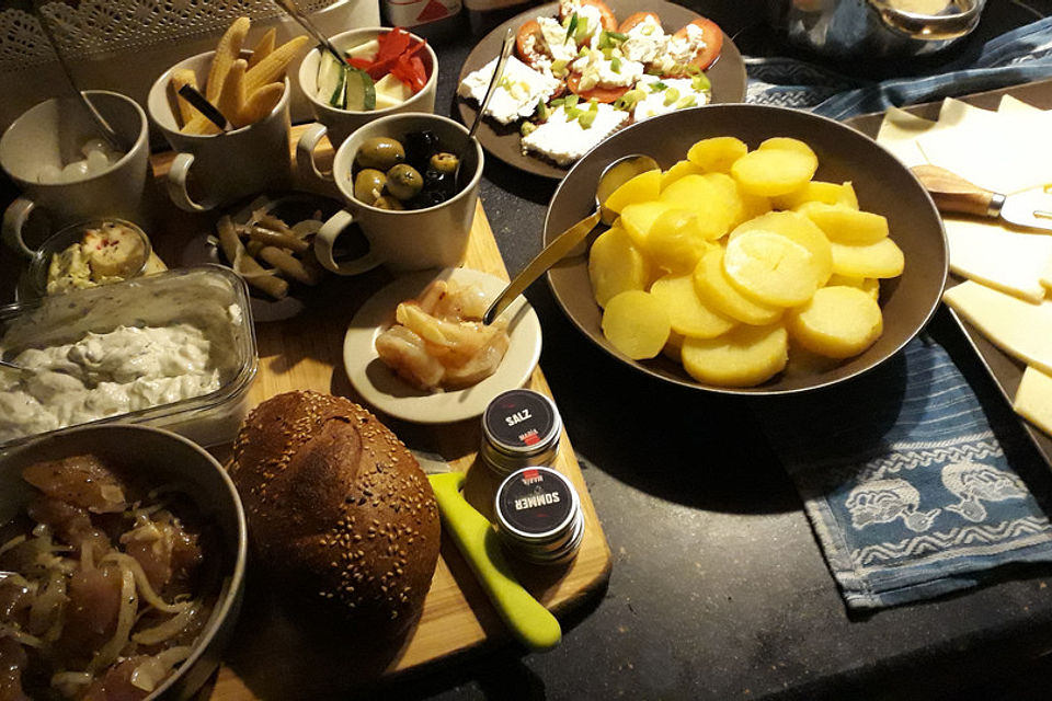 Herzhafte Raclette-Pfännchen