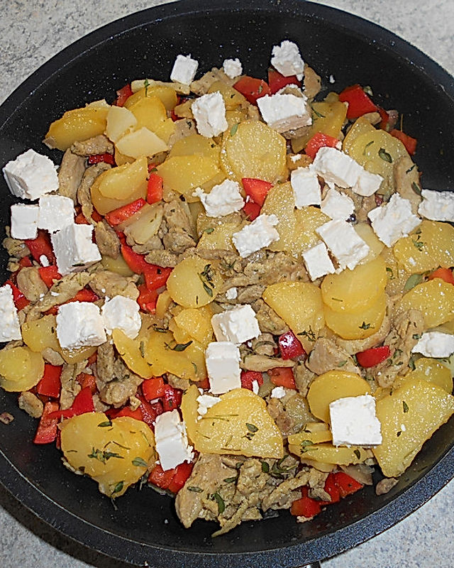Kartoffel-Gyros Pfanne