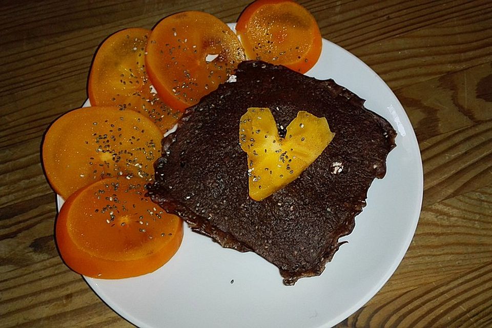 Healthy hot brownie