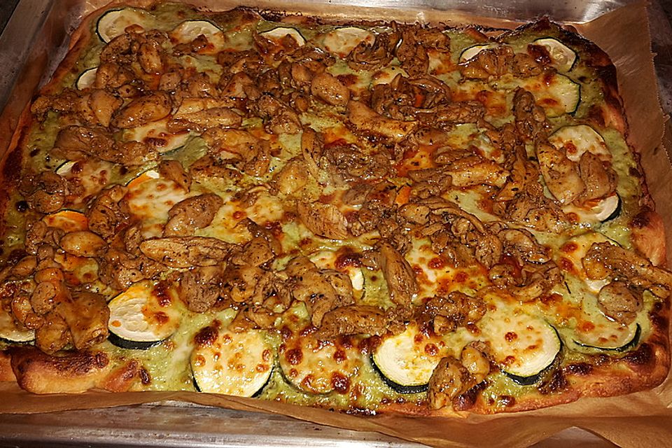 Zucchini-Pizza