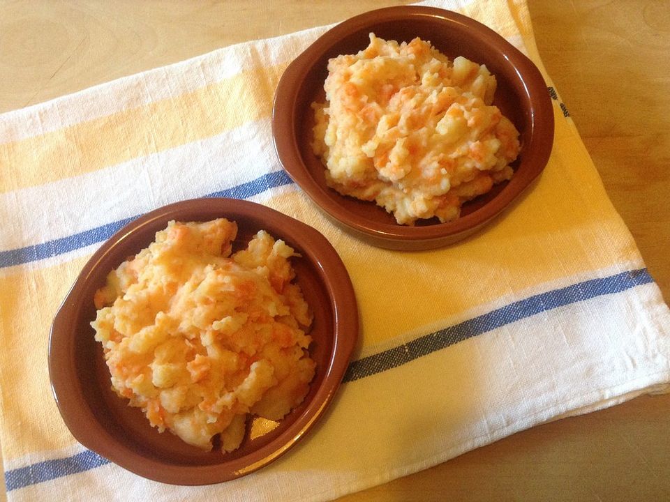 Möhren-Kartoffel-Stampf mit Ingwer | Chefkoch