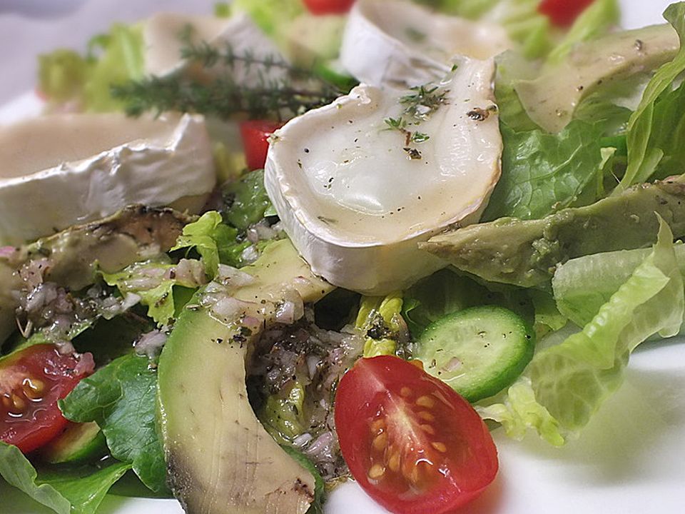 Gratinierter Honig-Ziegenkäse auf Salat von jspcafe | Chefkoch