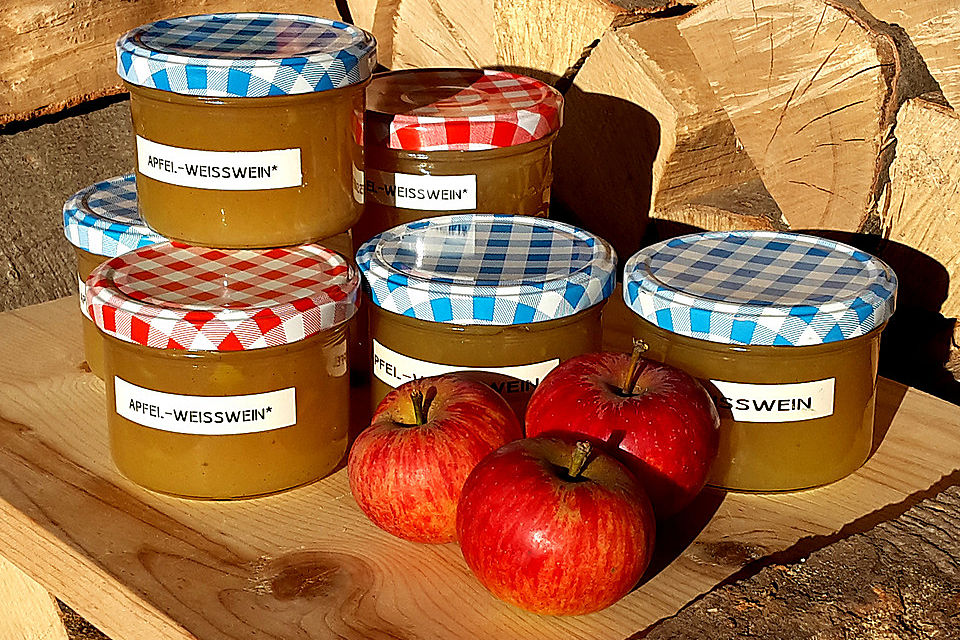 Apfel-Weißwein-Marmelade