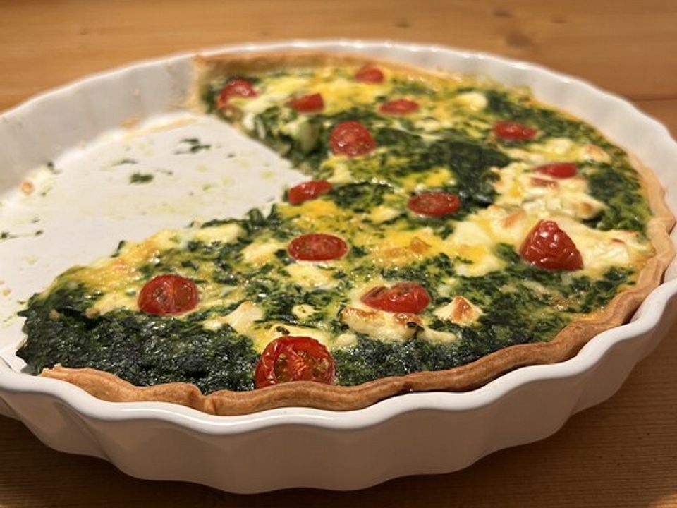 Quiche mit Spinat und Feta von die_kleine_mimi| Chefkoch