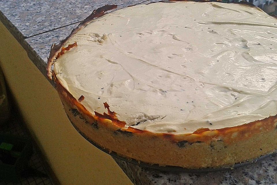 Mohnkuchen mit Schmand