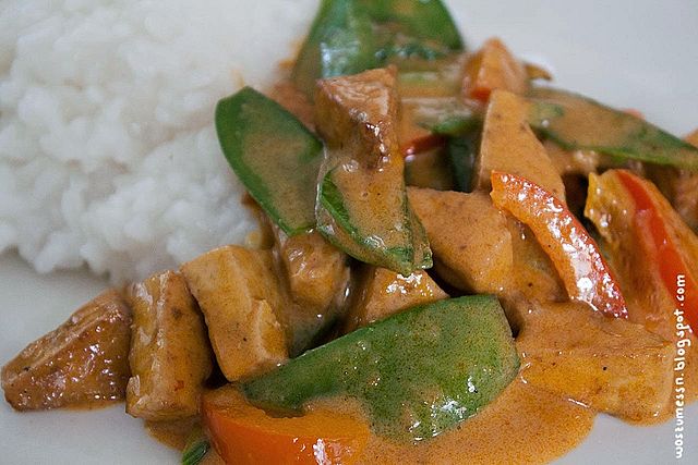 Rotes Huhn-Bambus-Curry von Stamera