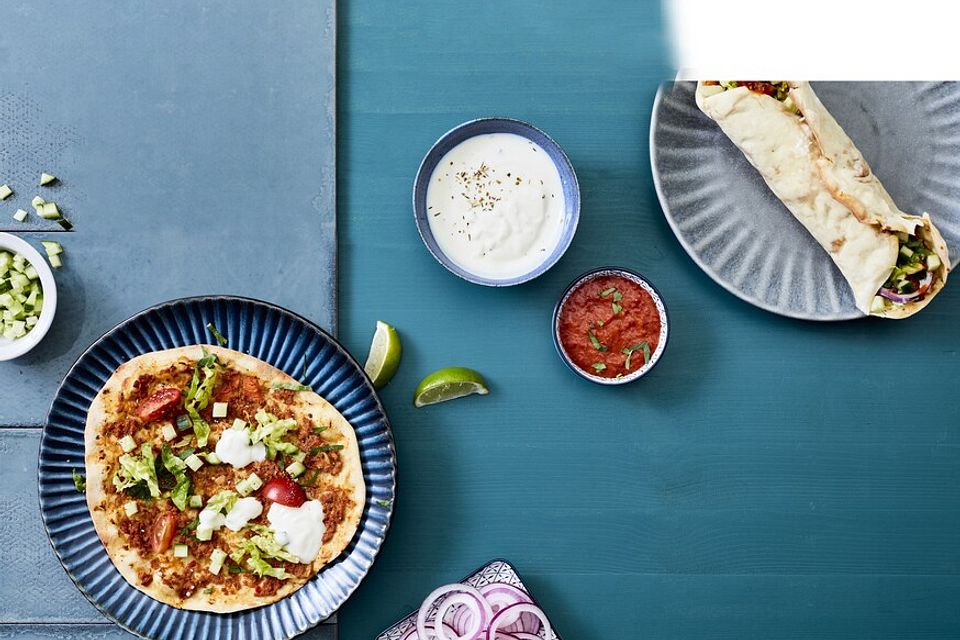 Türkische Pizza (Lahmacun)