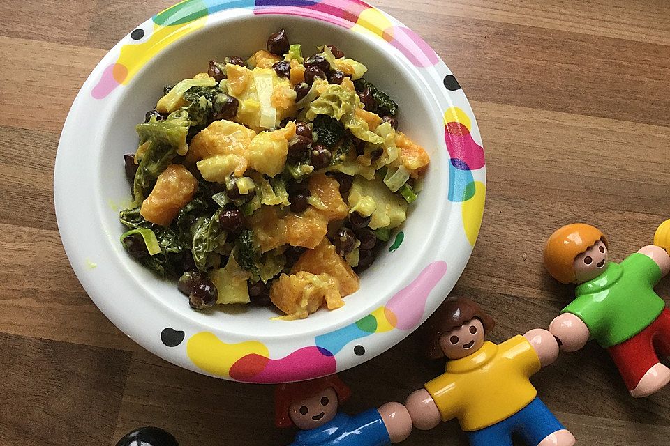 Vegetarisches Curry für Babys