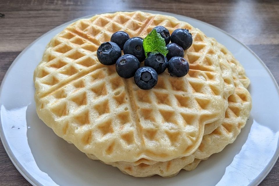 Waffeln ohne Zucker