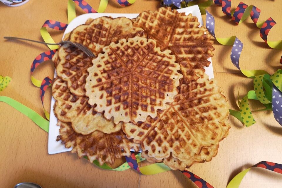 Waffeln ohne Zucker