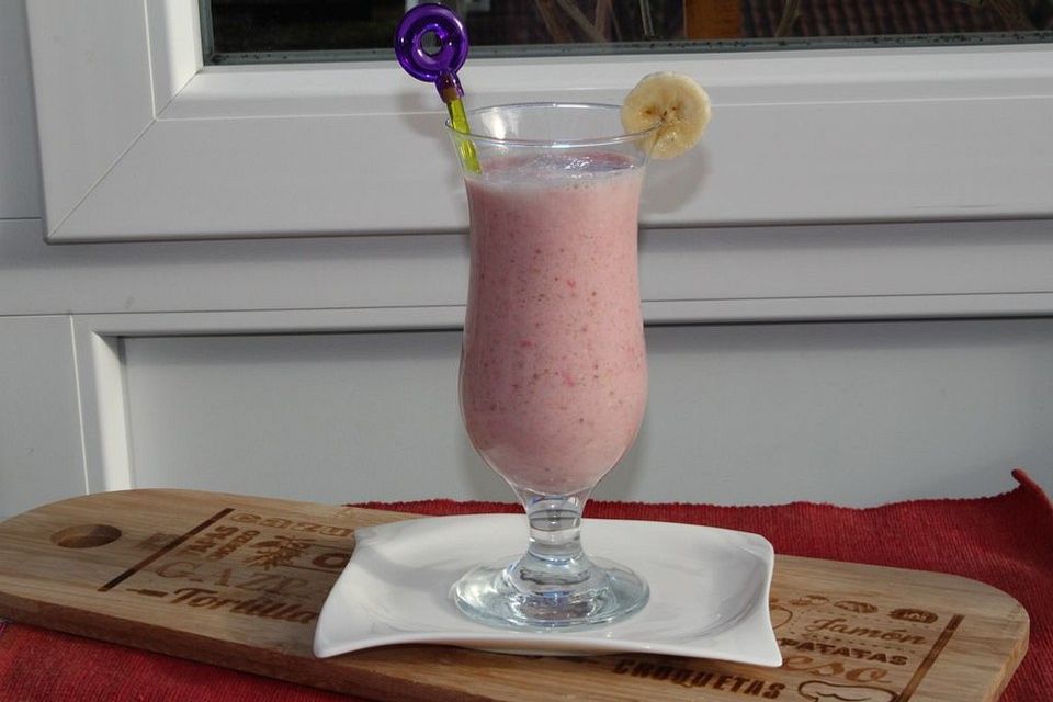 Bananen-Johannisbeer Smoothie