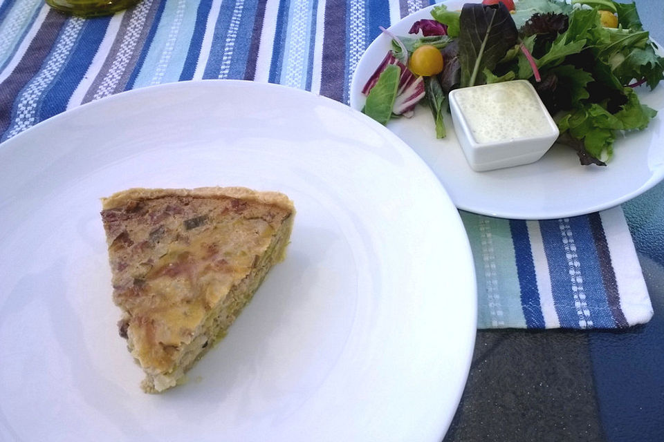 Quiche Lorraine mit Walnüssen