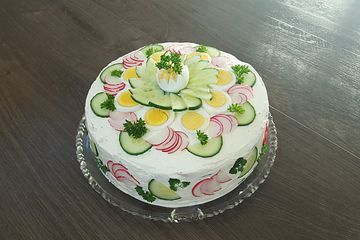 Festliche Sandwichtorte Von Esslust Chefkoch