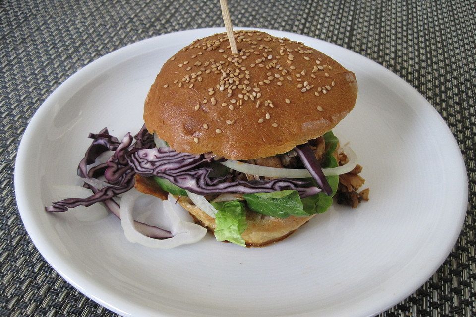 Jackfruit-Fleisch für Burger, Wrap und Döner