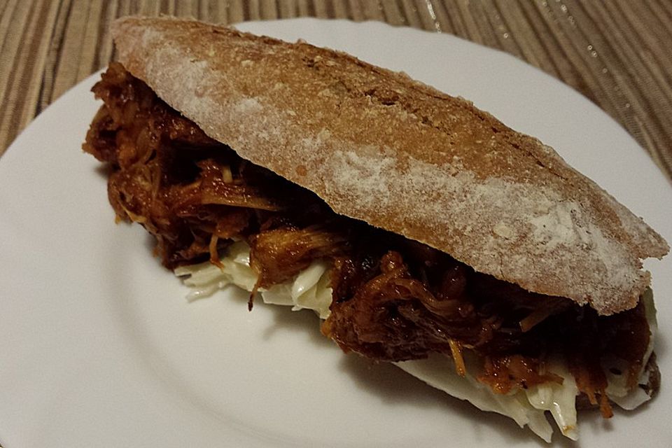 Jackfruit-Fleisch für Burger, Wrap und Döner