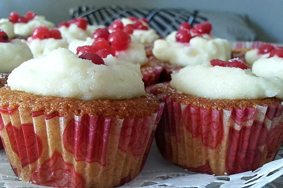 Cupcakes mit Grießbreitopping