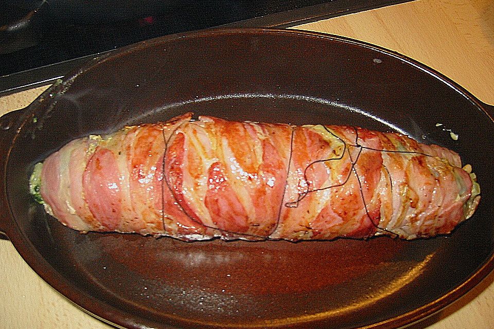 Gefülltes Schweinefilet