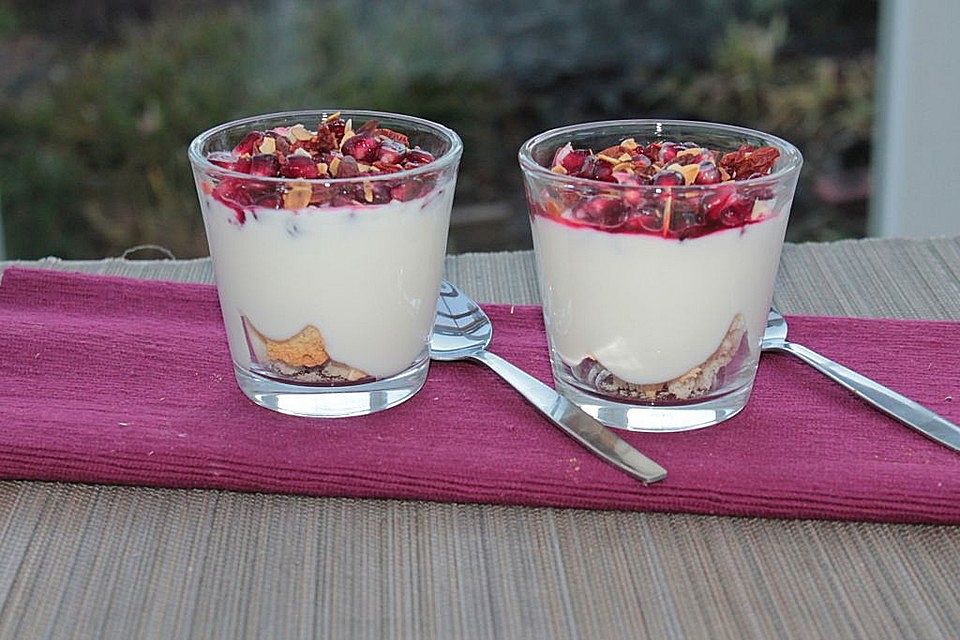 Goji-Granatapfel-Trifle