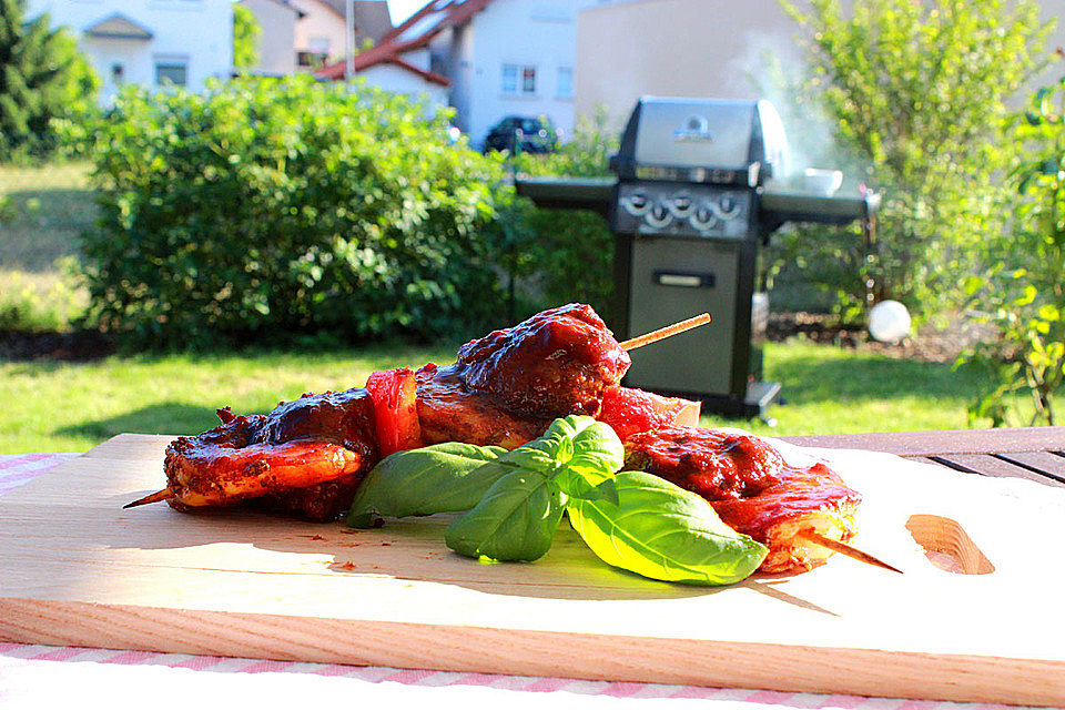 Surf`n Turf Spieße vom Grill