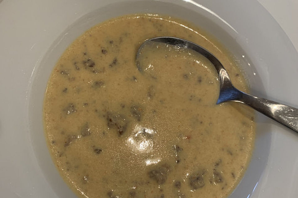 Käsecremesuppe für Kinder