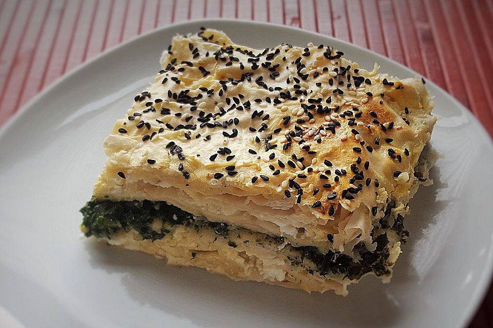 Börek mit Spinat und Feta